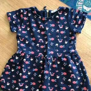 LES ESSENTIELS DE MONOPRIX Designer Flower Knit Dress